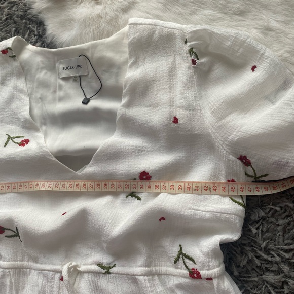 NWT SugarLips Emagine Embroidered Floral Mini Driss - Picture 8 of 9